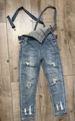 Women Denim Jumpsuit Navy 36 #ODXF