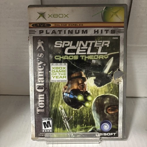 Tom Clancy's Splinter Cell: Chaos Theory -- XBOX (TESTED AND WORKING)