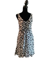 Kate Young woman’s animal print sleeveless dress.
