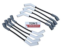 45* Ceramic MSD Black 8.5mm LS High Performance Spark Plug Wire Set LS GM TRUCK