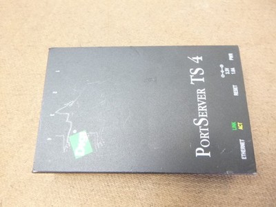 Digi PortServer TS 4 Serial Device Server Working/No Power Adapter 50000723-03 T