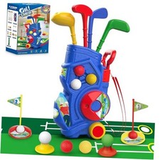 Toddler Golf Set, Upgraded Kids Golf Clubs with Putting Mat, Toys for Bluw