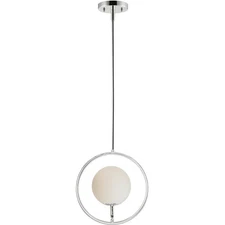 ET2 Contemporary Lighting E12519-92PN Revolution Mini Pendant Polished Nickel