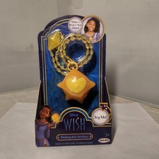 Disney's Wish Wishing Star Necklace with Light Up Feature NEW Sealed