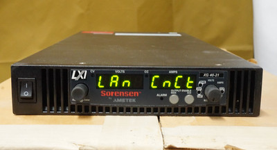Sorensen Ametek XG 40-21 Variable Programmable DC Power Supply 40V 21A