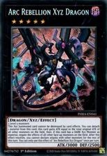 Yugioh! LP Arc Rebellion Xyz Dragon - PHRA-EN041 - Secret Rare - 1st Edition Lig