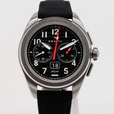 Zenith Pilot Big Date Flyback Steel 42.5mm 03.4000.3652/21.I001 Strap Automatic