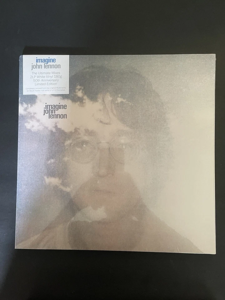 JOHN LENNON-IMAGINE ULTIMATE MIXES-2 LP 180 GM WHITE VINYL-50th ANNV-NEW SEALED. - Image 3 of 4