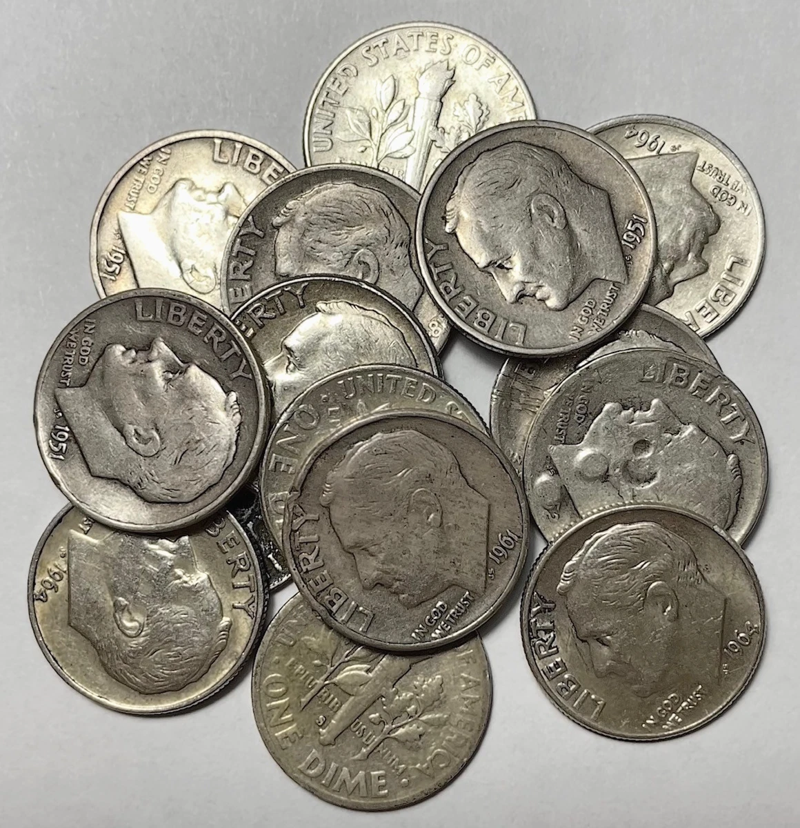 Circulated Silver 1964 Roosevelt Dimes (1946-Now) for sale | eBay