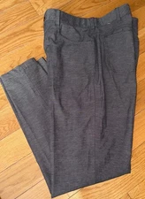 Walter Hagen Perfect 11 Men's Golf Pants Straight Fit Charcoal Gray Size 32X32