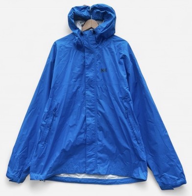 Helly Hansen Men's Blue Lightweight Hooded Coat Jacket - XXL