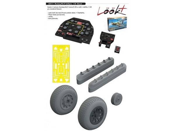 Eduard Accessories 644111 - 1:48 Mustang Mk.Iv LööKplus 1/48 For Eduard - Neu-image