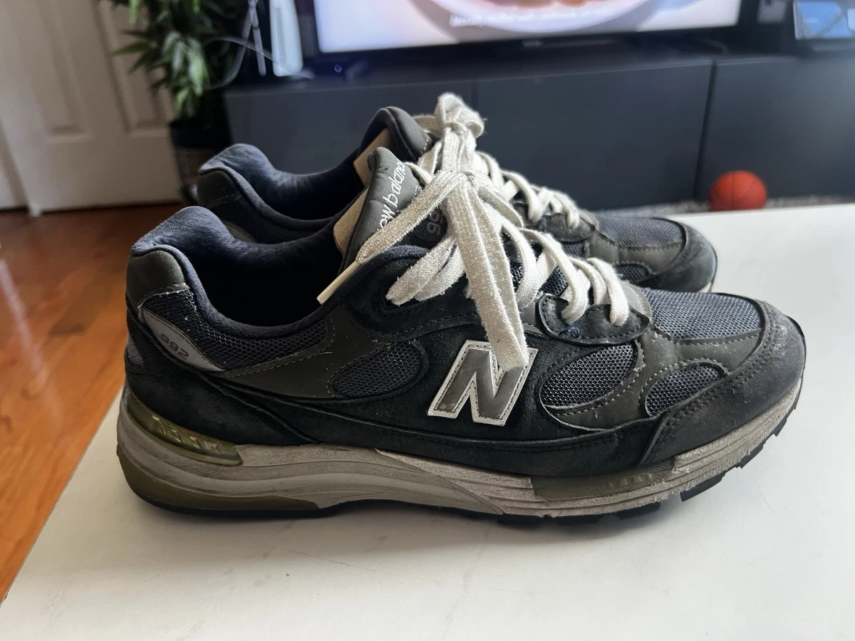 New Balance 992 Made in USA Navy Grey | eBay