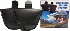 Half Helmet Speaker Pouch Speaker Pockets Ear Protection Pads Professional ...
