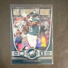 Panini 2025 Donruss Champ Is Here Insert DeVonta Smith Eagles CIH-DSH Base