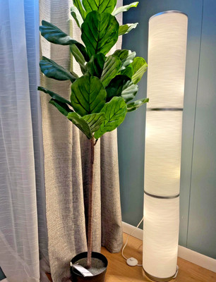 IKEA VIDJA Floor Lamp White 54