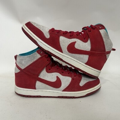 Nike SB Dunk High Pro  Dr. Seuss  (2014) Red 305050-661 Men s 8 Worn