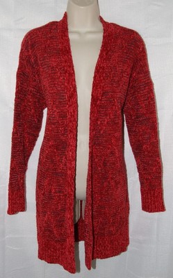 NWT NEW Casual or Dress Sz Medium Soft Chenille Cozy Tunic Open Sweater MAURICES