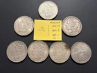 7 Morgan Silver Dollars Good Older Dates Nicer Details