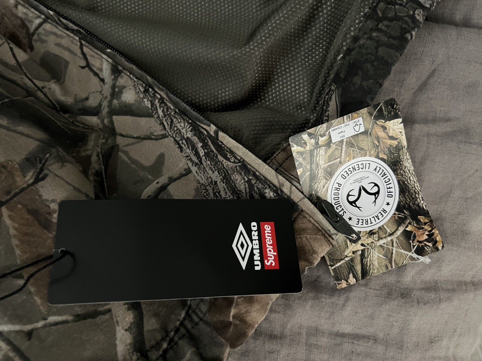 Size Medium Supreme X Umbro Ripstop Track Jacket Camo image 10