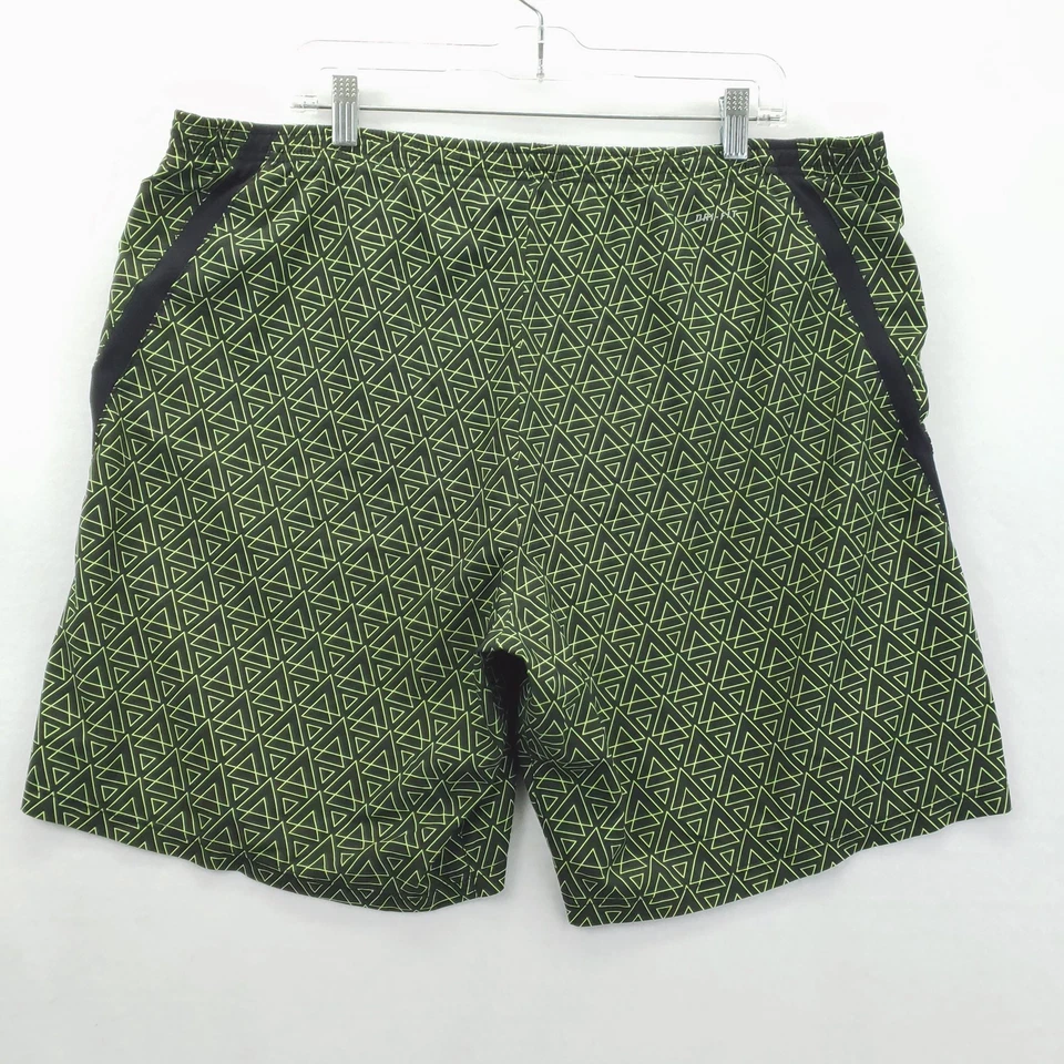 Nike Dri-FIT Running Shorts XL Geometric Triangle Pattern Lightweight Mens - Image 2 of 4