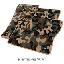 PETEX Autoteppich 3-teilig Safari oliv für Mercedes Benz vorne 153236414