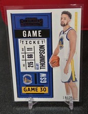 2020-21 Panini Contenders Basketball KLAY THOMPSON #18/25 Warriors
