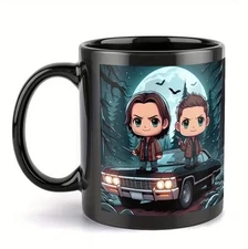 Supernatural TV Show Themed Ceramic Mug Dean & Sam Inspired Coffee Cup 11oz 15oz