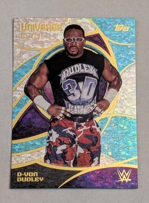 2026 Topps WWE Universe D-Von Dudley Aqua Parallel/299