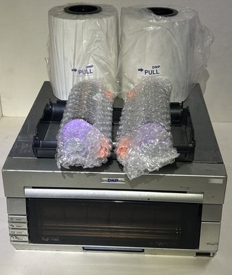 DNP DS40 High Speed Dye Sublimation Photo Printer W/ Supplies - See Pics 4 Cond.