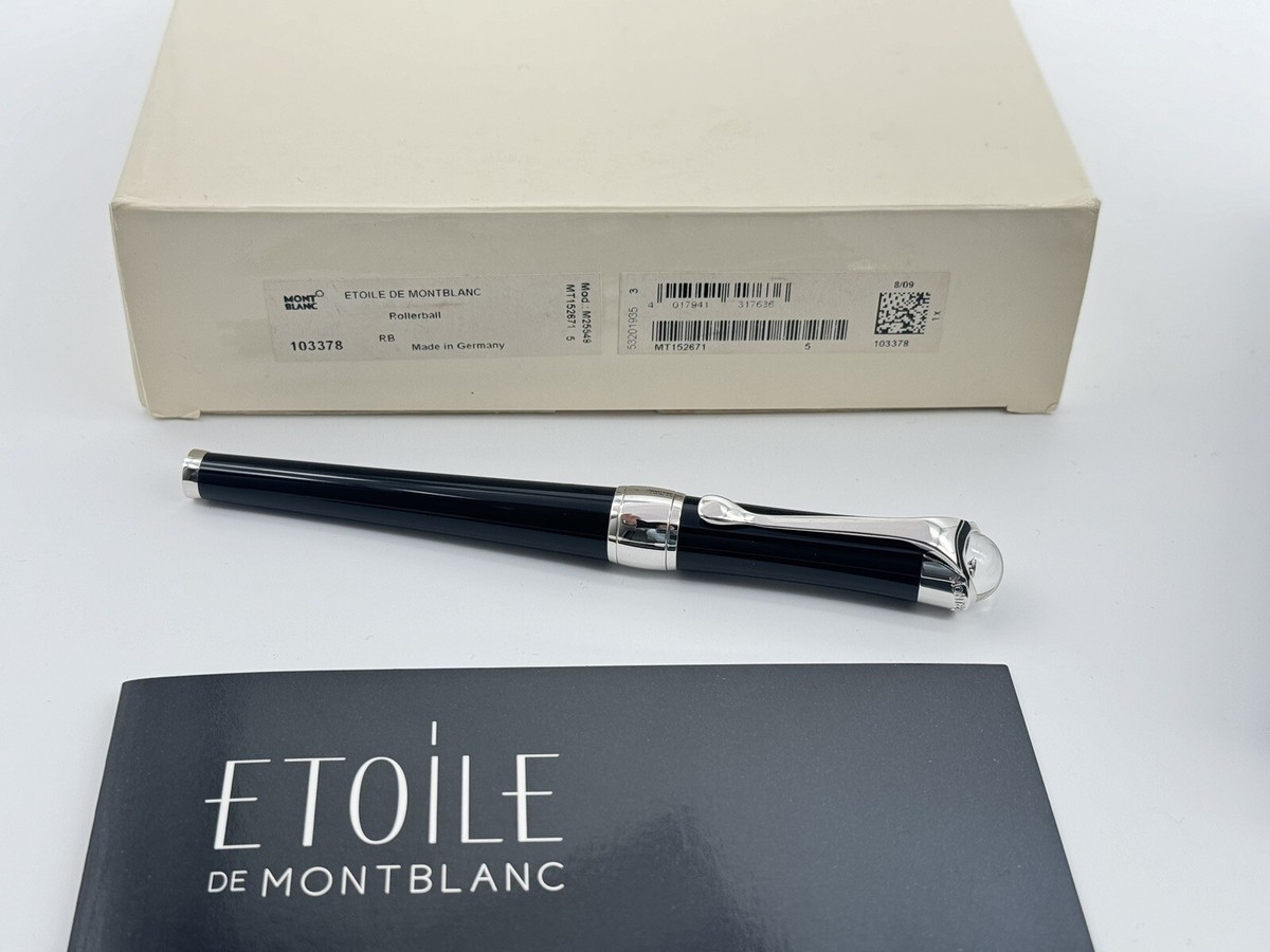 MONTBLANC ETOILE DE SPECIAL EDITION DIAMOND ROLLERBALL PEN NEW 100