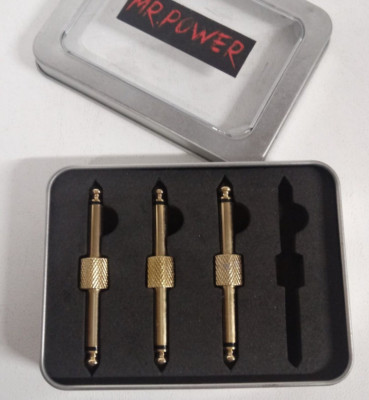 Mr. Power 1/4'' 6.35mm Coupler Connectors Set Of Three
