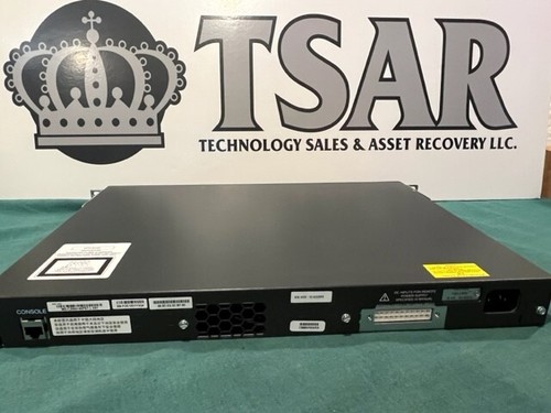 Cisco WS-C2960+48PST-L 48 port 10/100 PoE switch (24 ports x 15.4w) rack mounts - Picture 2 of 10