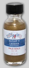 Alclad II ALC-108 Pale Gold Lacquer Paint 1oz - US Fast Ship