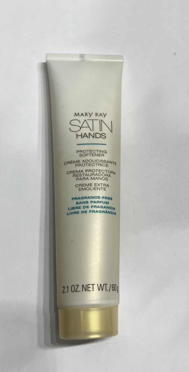 Mary Kay Satin Hands Fragrance Free Protecting Softener Full Size 2.1 ...