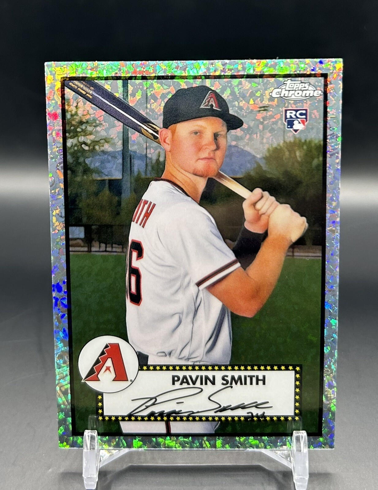 2021 Topps Chrome Platinum Anniversary PAVIN SMITH #23 Mini Diamond RC /70