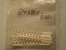 Partial Pack with 110 remaining: Siemens Labels Part No. 8WA8818-0AD