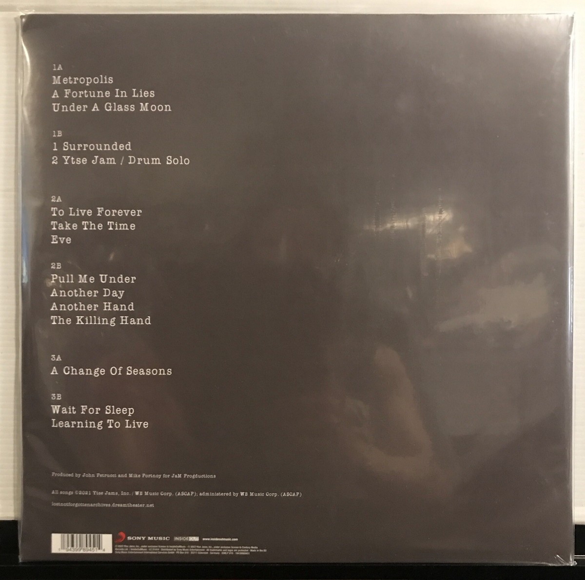 欧5discs LP Dream Theater Live In NYC - 1993 IOMLP619 Inside Out Music 未開封 /00500 Dream Theater – Live In NYC - 1993 – 3 x Vinyl (Limited