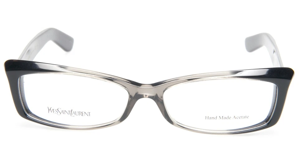 NUEVO Yves Saint Laurent YSL 6334 AV3 GRIS DESVANECIDO GAFAS 53-15-135 B28mm Italia Foto 2 de 4