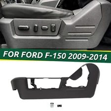 For 2009-2014 Ford F150 Driver Left Seat Cover Bezel Trim Panel Black 09 10 11