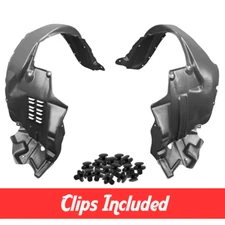 Driver & Passenger Side Fender Liner Set w/ Clips For 2016-2019 Toyota Tacoma