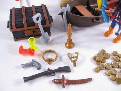 Mode d'emploi Playmobil set 3858 Pirates Coffre au trésor