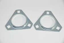 PFT205 Triangle 3 Bolt Pressed Steel Bearing Flanges (Sold in Pairs)