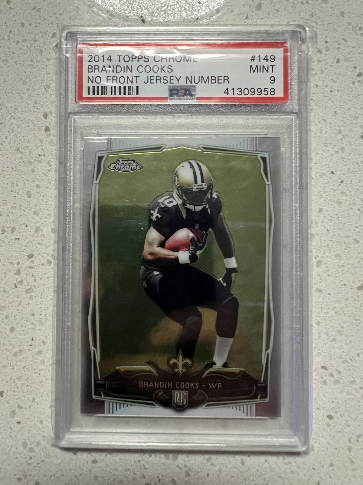 2014 TOPPS CHROME BRANDIN COOKS RC #149 PSA-9