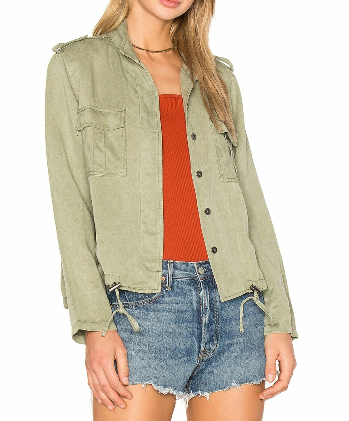 RAILS MAVERICK GREEN UTILITY JACKET 