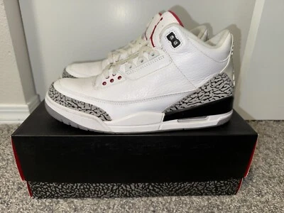 Air Jordan 3 Retro White Cement 2011 Size 9 - image 1 of 4