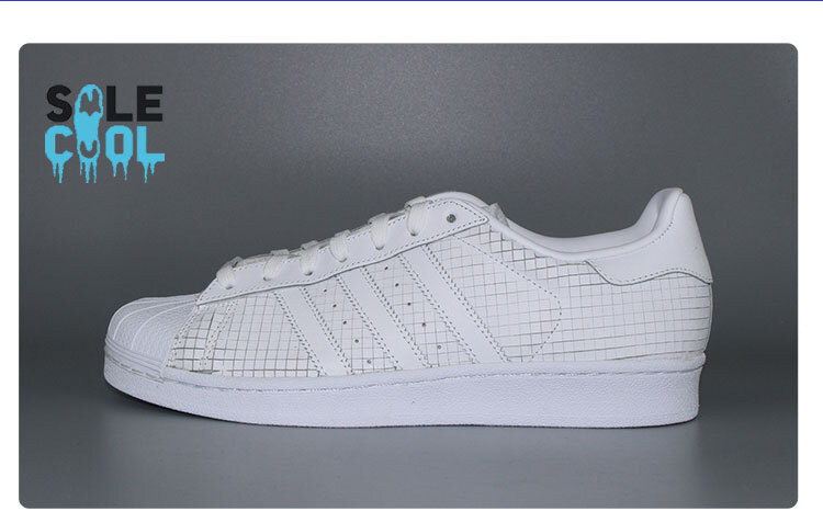 Adidas Original Superstar Trainers Men's Leather Shoes White AQ8334