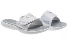 puma white slides