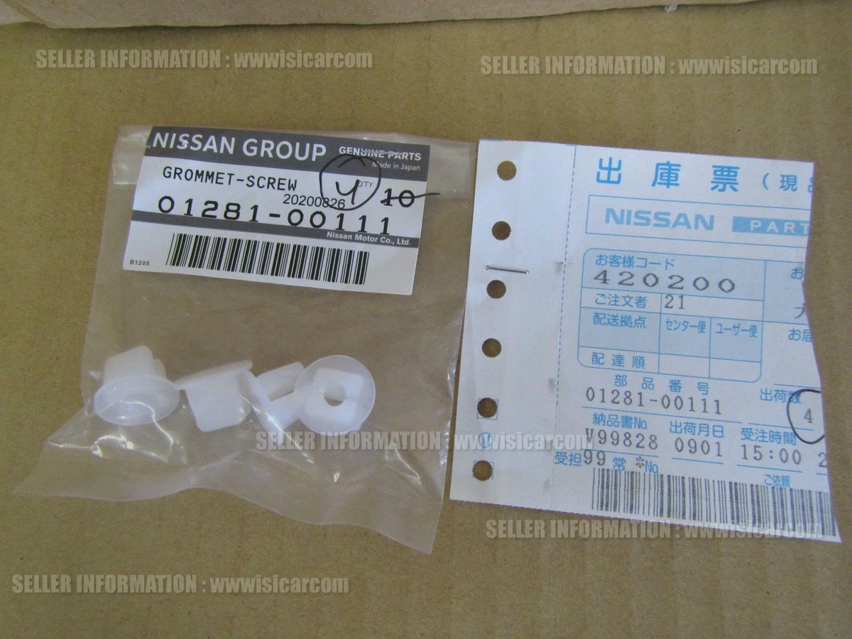 NISSAN SKYLINE GT-R RB26DETT BNR34 GROMMET X4pc 01281-00111 fix  