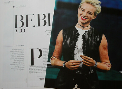 Italian Clipping Cutout 2018 BEBE VIOLET when I really want something 3 PAGES